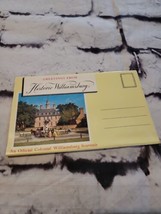 Greetings from Historical Williamsburg souvenir Booklet  - £9.48 GBP