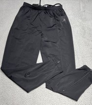 Ativa Pants Mens Athletic Black Small Ankle Zipper Elastic Waistband Leg... - $25.65
