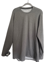 Under Armour Mens Gray Pullover Crew Neck Long Sleeve T-Shirt Size XL - $18.70