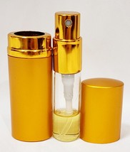 Ulta ATOMIZER Gold Copper Perfume Holder Refill Spray Unknown Parfum Tra... - $257.81 MXN