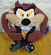 Wb Angry Tasmanian Devil W/ Guitar Plush Stuffed Animal - £12.85 GBP