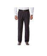 New Haggar Men&#39;s Size 34W x 34L E-CLO Stria Pleat Front Dress Pant Class... - $34.17 CAD