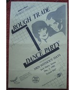 ROUGH TRADE 1982 Flyer Poster CKLC Carol Pope Kingston Men Without Hats ... - $19.75