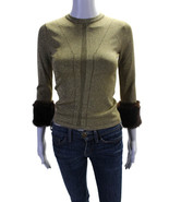 Juniors&#39; Vanilla Star Long Sleeve Square Next Lurex Top, Girl&#39;s, Size: M... - $320.73 MXN