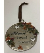 Ganz Blessed &quot;Blessed beyond measure&quot; Ornament - 2.5&quot; - £8.95 GBP