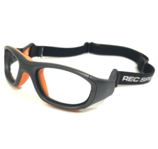 Rec Specs Athletic Goggles Frames RS-41 325 Matte Gray Orange Strap Back 52-18 - £54.80 GBP