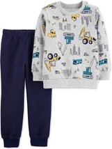 allbrand365 Designer Infant Boy Fleece Sweatshirt And Joggers Set 2 Piece Set,3M - £24.65 GBP