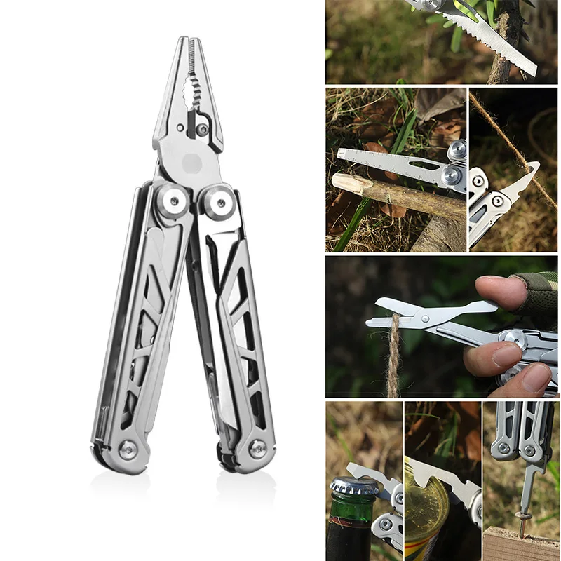 30 IN 1 Multitool Plier Cable Wire Cutter Folding Plier Outdoor Camping - £10.46 GBP+