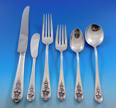 Pendant of Fruit by Lunt Sterling Silver Flatware Set for 12 Service 84 pieces - £4,306.13 GBP