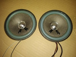 9EE70 PAIR OF SPEAKERS FROM BOOMBOX, SEC 8 OHM 3 WATT 1321730242 BYA, 4&quot;... - £7.52 GBP