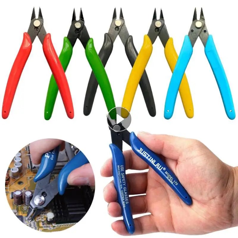 Universal Pliers Electrical Wire Cable Cutters Stainless Steel Nipper Ha... - £8.32 GBP+