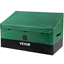 VEVOR Outdoor Storage Deck Box, 100gal Waterproof PE Tarpaulin, Galvaniz... - $45.99