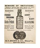 Brown&#39;s French Dressing 1894 Advertisement Victorian Paris Exhibition AD... - $28.01 CAD