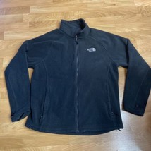 Mens The North Face Zip Up Fleece Black Size Large - $19.80