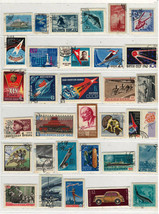Russia Ussr Cccp Very Fine &amp; Fine Used Stamps Set #1 - £0.77 GBP