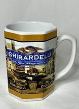 Ghirardelli Chocolate Shop Mug Octagonal Shape 8oz Home Office Ghiradelli - £6.23 GBP