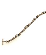 Vtg Signed 925 Silpada Catch the Light Swarovski Beaded Toggle Bracelet ... - $94.45 CAD
