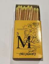 Marti&#39;s New Orleans Louisiana Restaurant Matchbox - $3.71