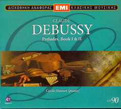 CLAUDE DERUSSY (Preludes Book I&amp;II Cecile Oussset 24 tracks CD) [CD] - $10.81