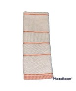 New Tommy Bahama Home Hand Towel Juju Orange Coral Tropical White Cotton - £8.85 GBP