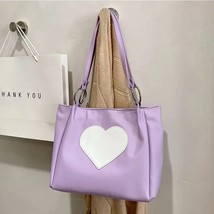 Xiuya Harajuku Kawaii  Bag Women Japanese Cute Heart ita Tote Bag Ladies Handbag - £149.32 GBP