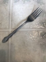 Imperial Intl FLEURETTE Stainless IIC Twin Floral Silverware Dinner Fork   - $13.97