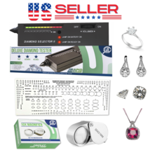 Diamond Tester Selector Gemstone Testing Kit Digital Electronic Magnifie... - £12.20 GBP