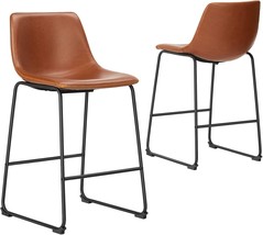 Sweetcrispy Bar Stools Set Of 2, Counter Height Bar Stools With, Whiskey... - $1,874.80 MXN