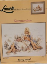 Lanarte by Stoney Creek SUMMERTIME Cross Stitch Leaflet Only ~ girls / friends - £4.81 GBP