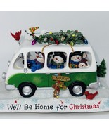 San Francisco Music Box Christmas Snowman Family Volkswagen Van Bus Moti... - $47.39 CAD