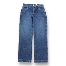 Vintage Y2K Lucky Brand Straight Wide Leg Skate Dungaree Denim Jeans 32x... - $44.54
