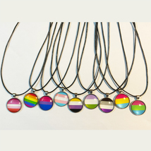 LGBTQ+ Necklace Pride Flags - $9.95