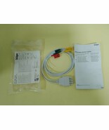 Drager MP03411 Reusable ECG Cable 3-Lead Dual-Pin Euro 1m New - $294.29 CAD