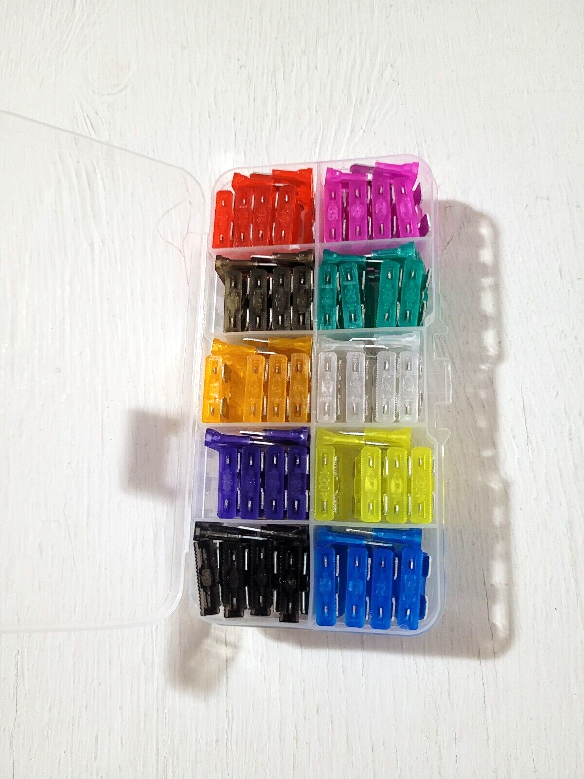 Car Fuses Assortment Kit Blade-Type 50pcs Automotive RV Standard - $8.24