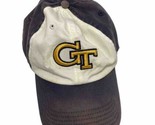 GT Georgia Tech Embroidered Beater Cotton Adjustable Ball Cap Beat - £12.18 GBP