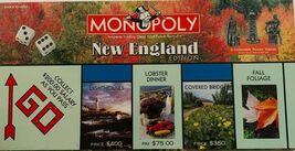 Vintage Monopoly New England Edition 2001 Board Game Hasbro USAopoly Sealed - $97.71 CAD