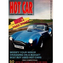 Hot Car Magazine June 1990 mbox 2631 Modify your Minor Unique&#39;s fake snake - £3.06 GBP