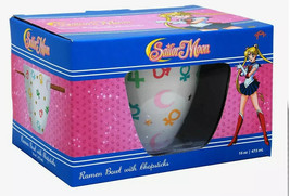 SAILOR MOON SAILOR SCOUT SYMBOLS RAMEN Bowl and chopsticks - $24.75