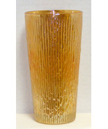 Vintage Marigold Carnival Glass Tumbler - Tree Bark Pattern - $12.00