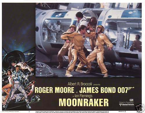 MOONRAKER (1979) Lobby Card Set Roger Moore as James Bond 007 Lois Chile... - $350.00