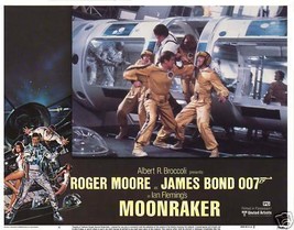 MOONRAKER (1979) Lobby Card Set Roger Moore as James Bond 007 Lois Chiles &amp; Jaws - £275.22 GBP