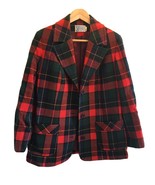 Pendleton Woolen Mills USA Sport Coat Blazer Red Three Button Size 36  - $51.97 CAD