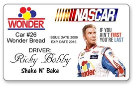 RICKY BOBBY Halloween Costume or Cosplay Name Badge Tag magnet Fastener ... - £13.29 GBP