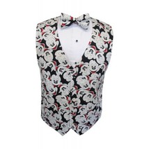 Mickey Mouse Smiling Faces Tuxedo Vest and Bow Tie - £115.98 GBP