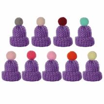 10pcs 18 Colors Badge Collar Mini Brooch Sweater Pins Doll Headwear Creative Hat - £12.27 GBP