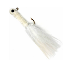 Johnson Beetle Bou Marabou Jig Fish Bait Hook, White, 1/32 Oz., Pack of 8 - $110.90 MXN