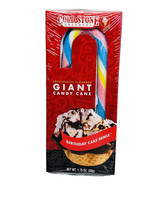 Coldstone Creamery BIRTHDAY CAKE REMIX Giant Candy Cane 1 Pc 1.75oz/50gm - $186.17 MXN
