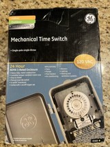 GE 24Hr Indoor Outdoor Mechanical Time Switch 40 Amp 120 Vac 5Hp Box Tim... - $49.50