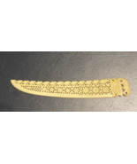 Vintage Faux Ivory/ Celluloid Letter Opener With Elephant - 7&quot; Long - $20.56 CAD