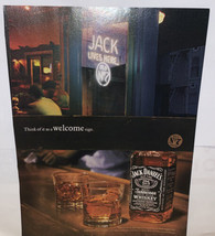 Jack Daniel’s Tennessee Whiskey Welcome Sign Magazine Print Ad - £3.88 GBP